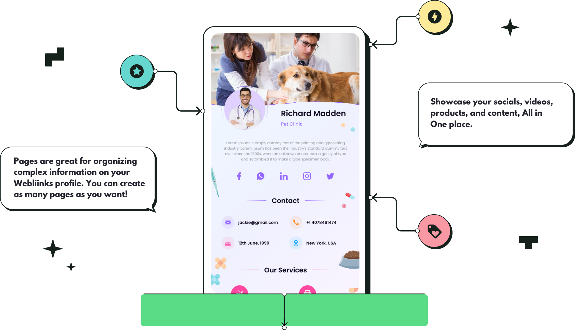 Get organized with pages